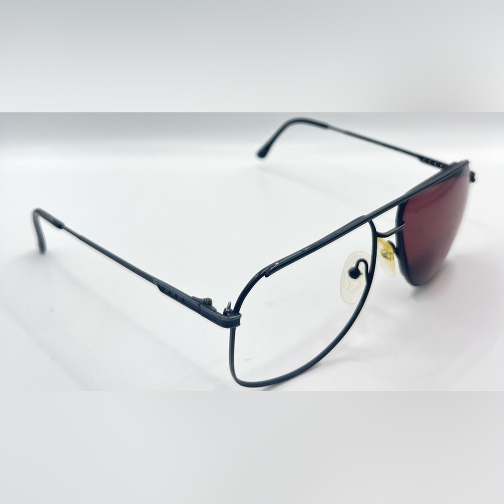Vintage Marcolin 604 Black Pilot Sunglasses Frames Only